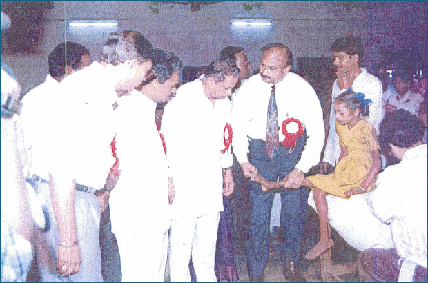 Sponsored orthopedic & polio camp at Yanam