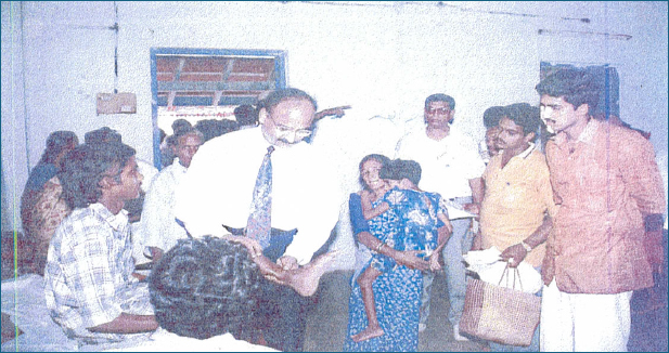 Sponsored orthopedic & polio camp at Yanam